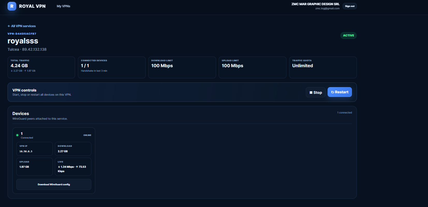 Royal VPN Client Cloud