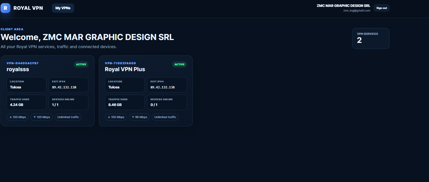 Royal VPN services